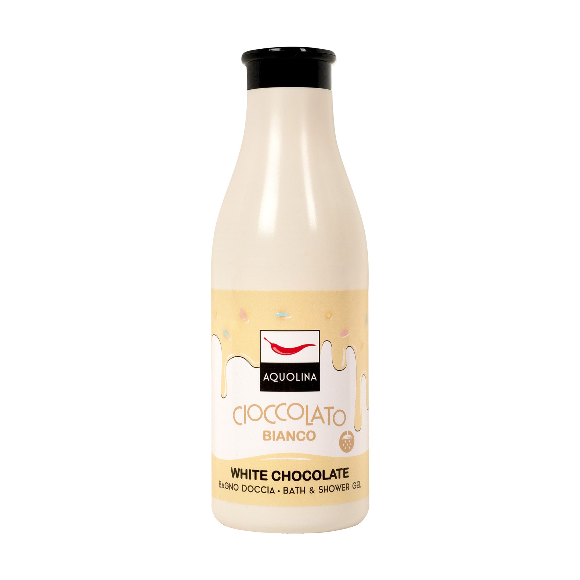 Гель для ванни та душу Aquolina White Chocolate Bath &amp; Shower Gel, 500 мл